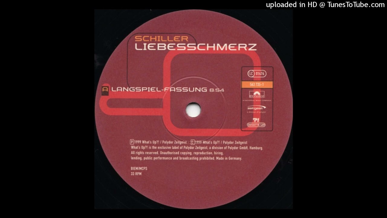 Schiller - Liebesschmerz (Langspiel-Fassung)