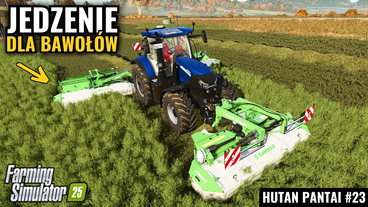 WIELKIE KARMIENIE BAWOŁ&Oacute;W w Farming Simulator 25 🤑🔥 Hutan Pantai #23