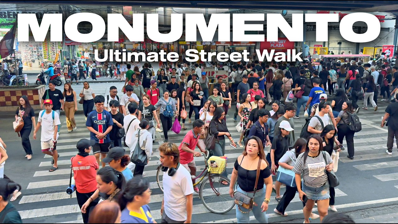 Walking Monumento in Caloocan City Philippines [4K HDR]