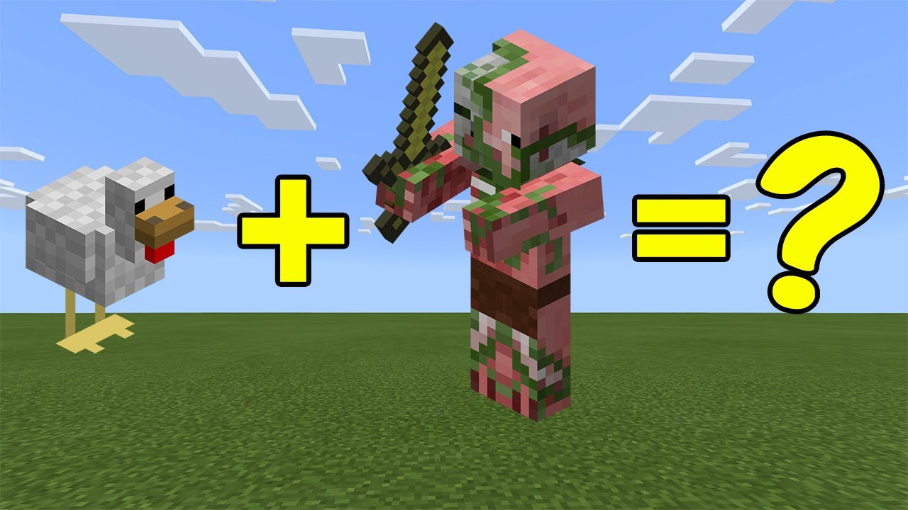 I Combined a Chicken and a Zombie Pigman in Minecraft - Here's What Happened...