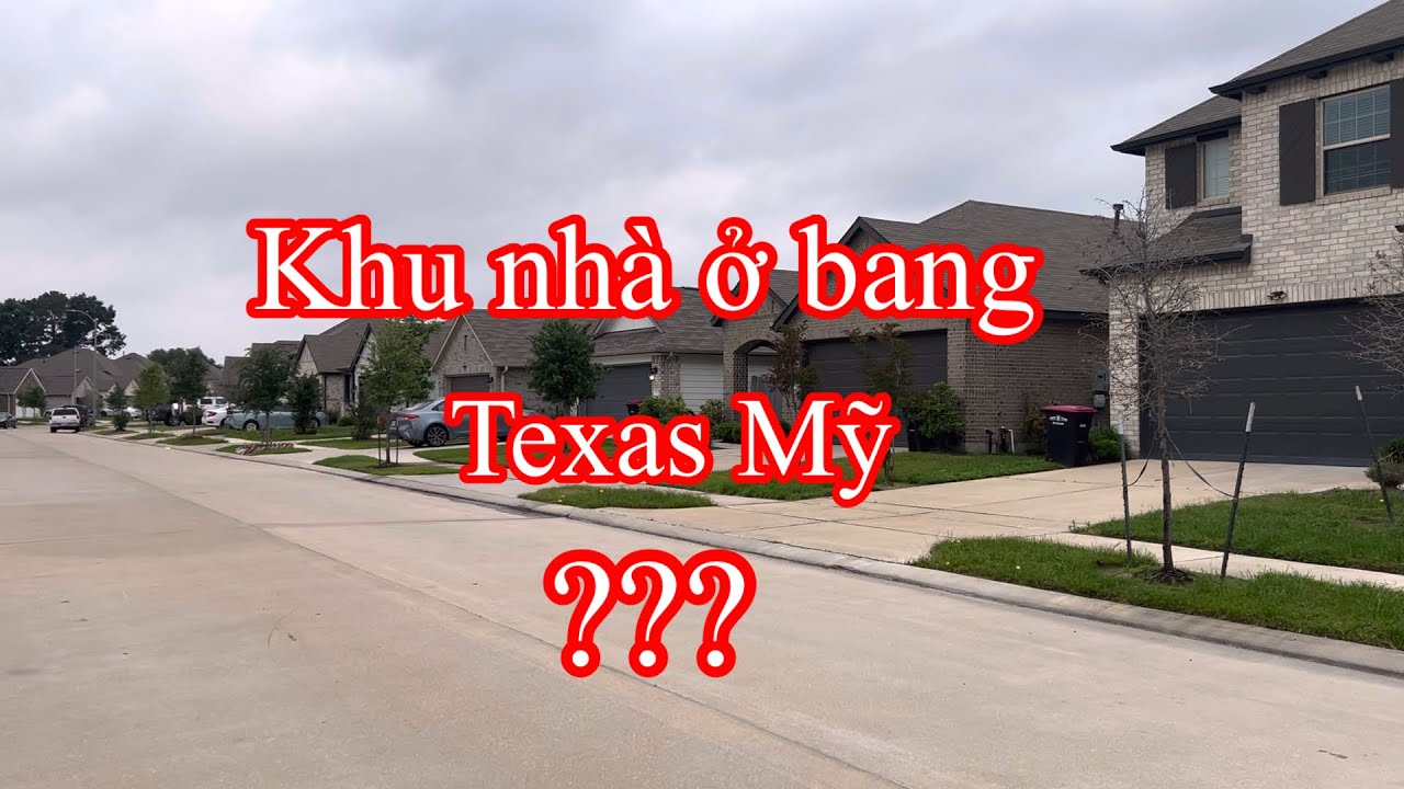 Đi bộ buổi sáng và tâm sự về việc mua nhà ở bang Texas Mỹ.