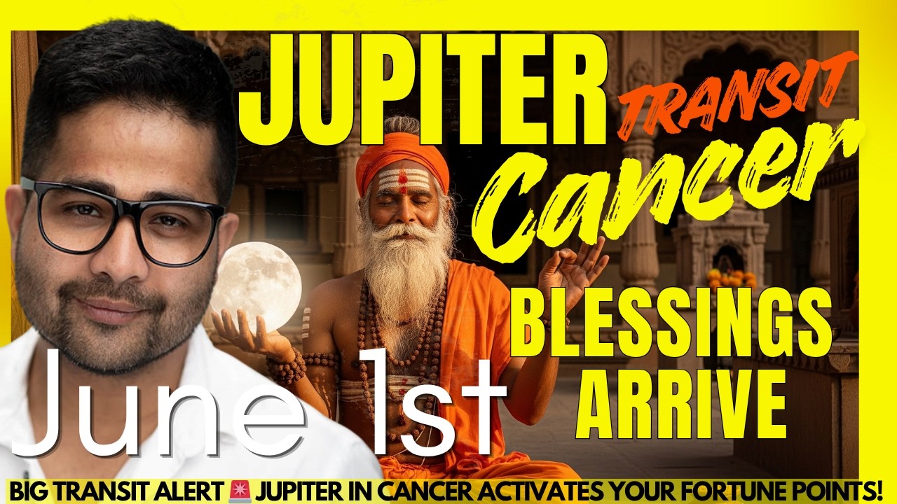 June 1st Jupiter Transit: Exalted in Cancer &ndash; Massive Luck, Wealth & Destiny Shift! @GISTTClips