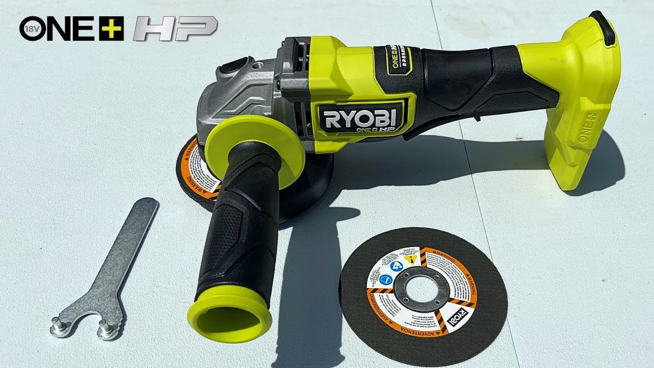 RYOBI ONE+ HP 18V Brushless 4-1/2 in. Angle Grinder | Test And Review