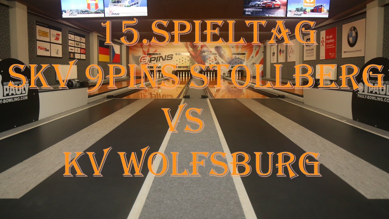 15.Spieltag SKV 9Pins Stollberg - KV Wolfsburg 2.Bundesliga Ost Männer