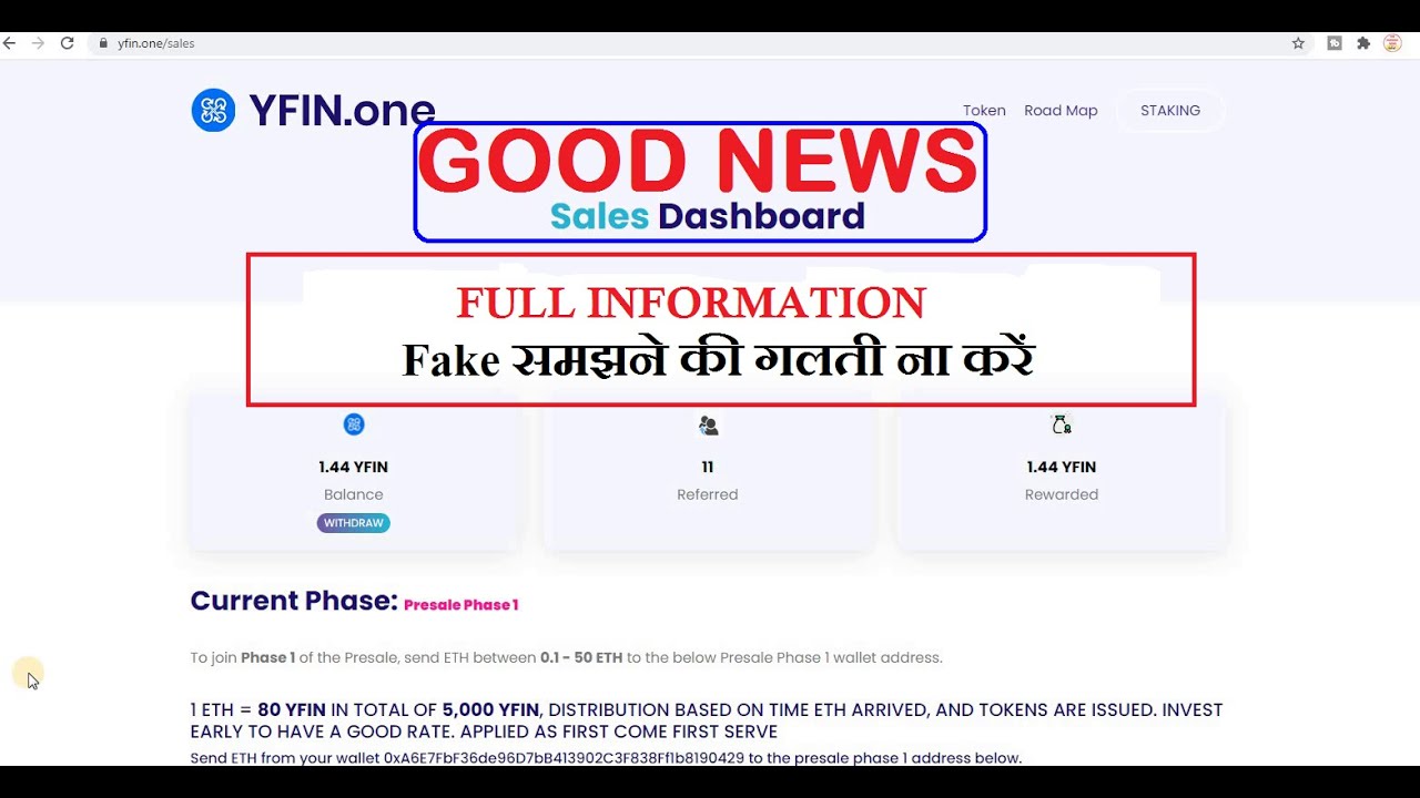 YFIN.One FULL INFORMATION