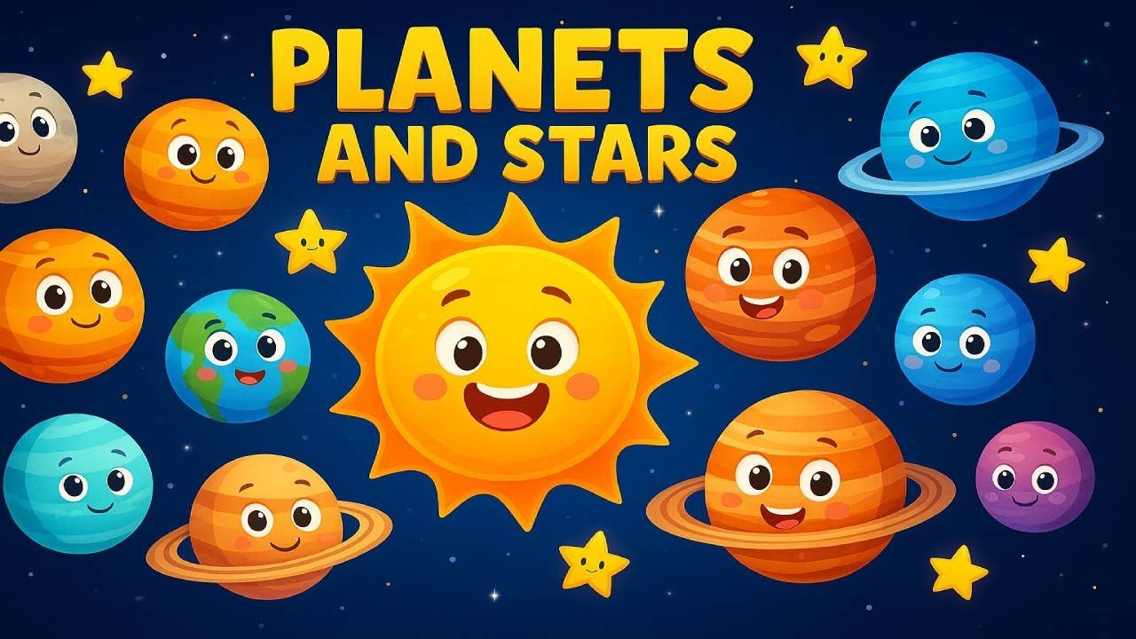 Planets and Stars – Fun Space Song for Kids 🚀✨