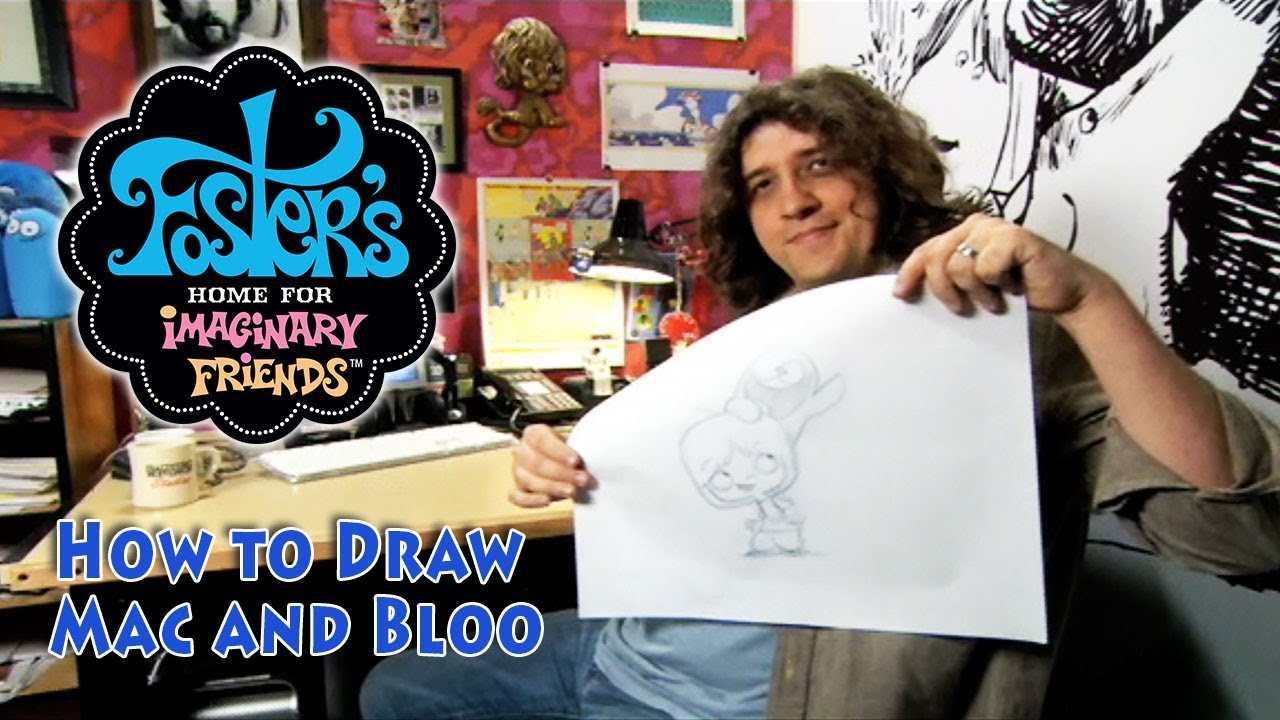 How to draw Mac and Bloo with creator Craig McCracken (2007)