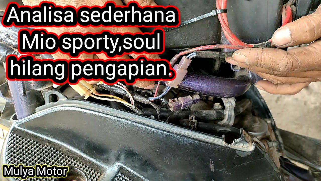 Salah satu penyebab mio mogok dan tak mau nyala. (hilang pengapian)