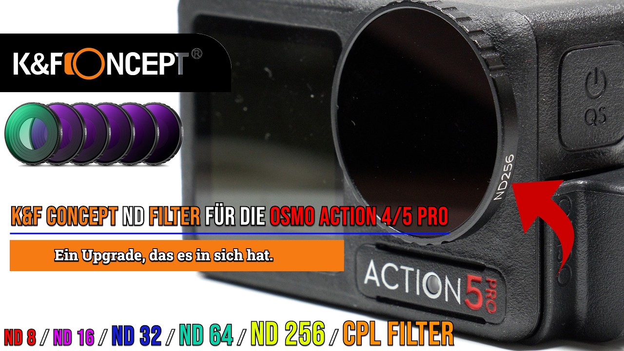 DJI Osmo Action 4/5 Pro ND Filter  I Wozu und Weshalb ND Filter @kfconcept