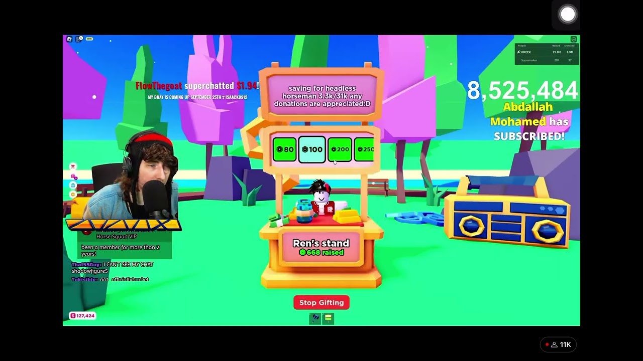 I Get Donated 10,000 Robux By @KreekCraft (Pls Donate)