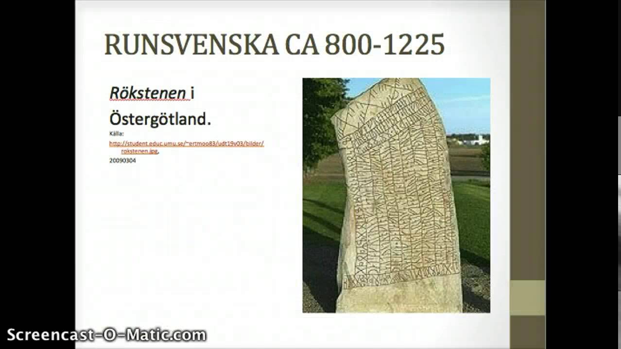 Svensk språkhistoria