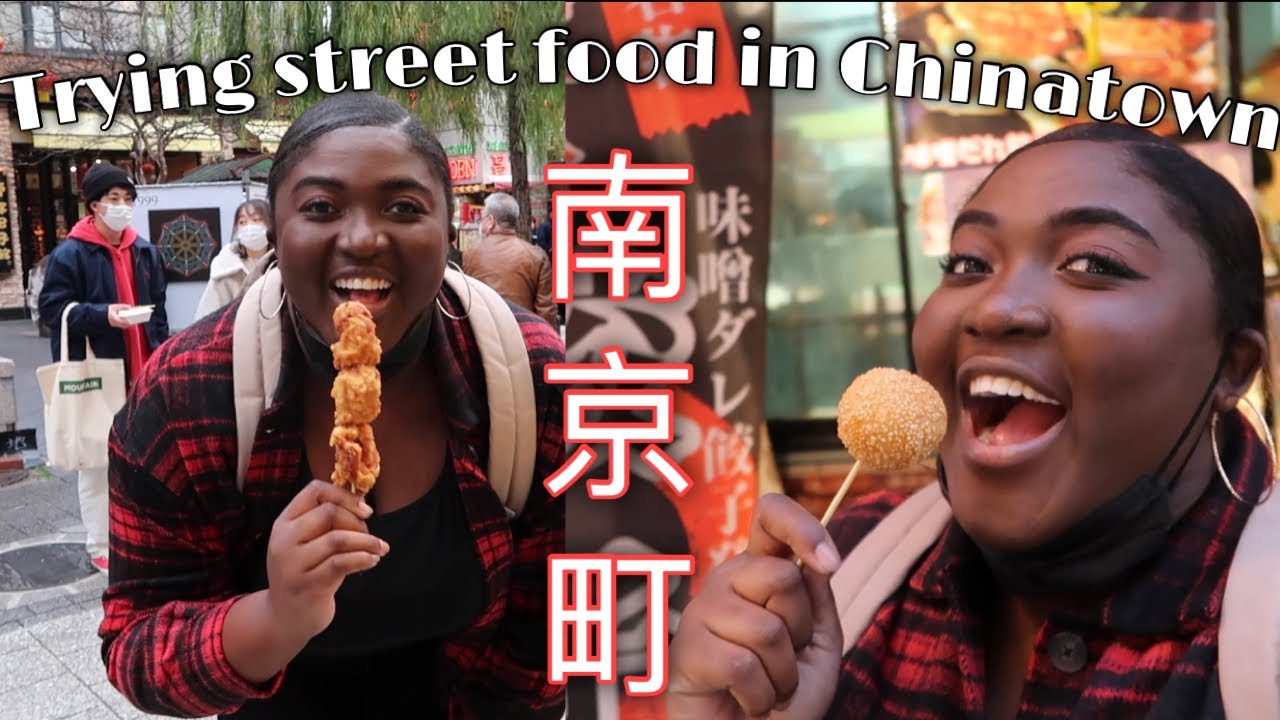 Japan vlog: Trying Japanese style CHINESE STREET FOOD!