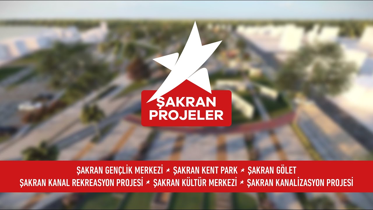 ALİAĞA ŞAKRAN PROJELERİ - Aquapark, Gençlik Merkezi, Kent Park, Gölet, Kültür Merkezi, Düğün Salonu