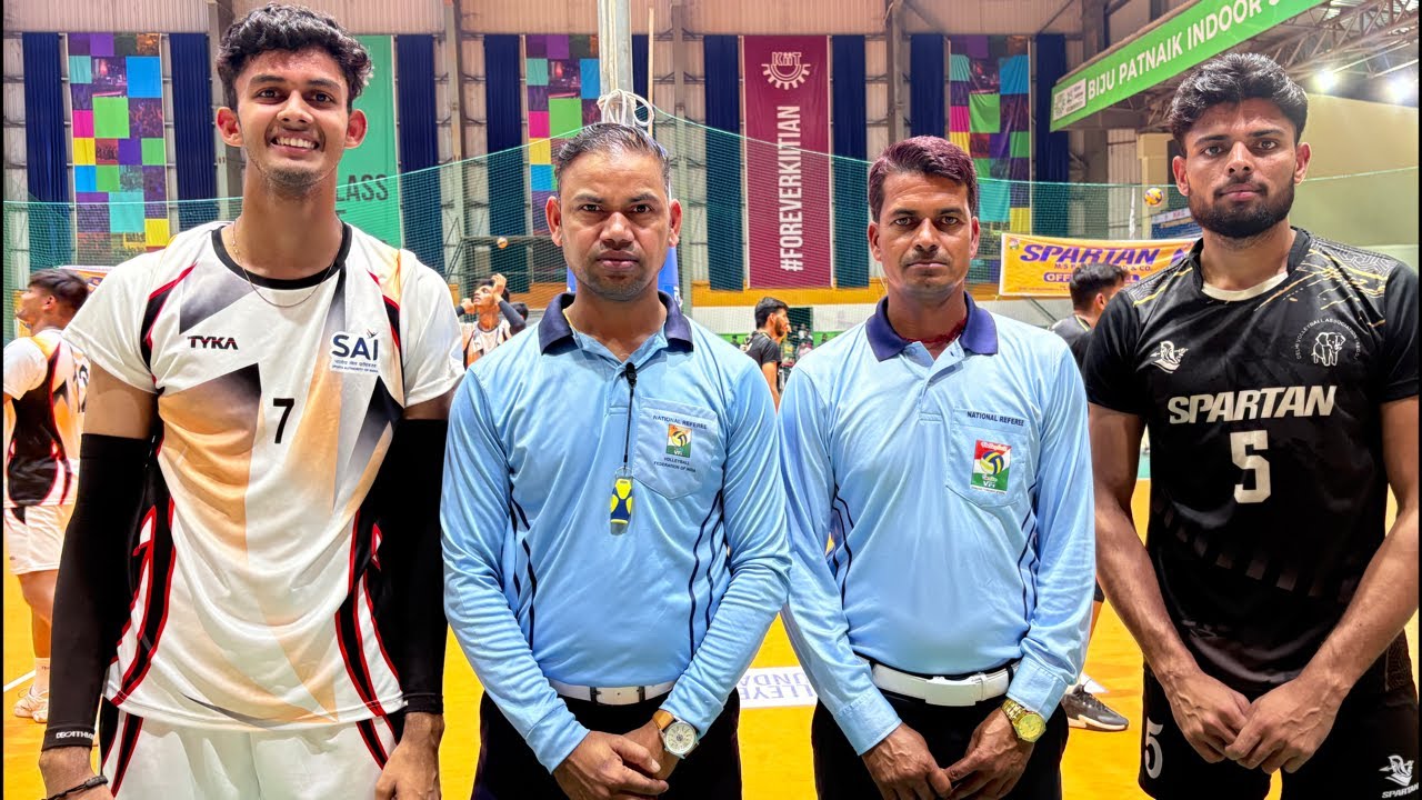 all india 🇮🇳 volleyball warriors is live Sai authority of India vs Delhi ￼ 2nd semi-final