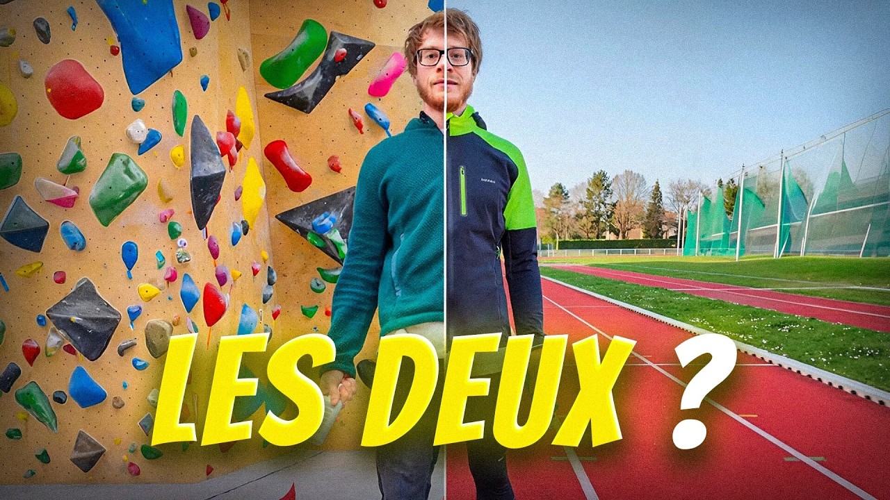 Vouloir tout faire te bloque ! Comment t’organiser entre escalade et course à pied ?