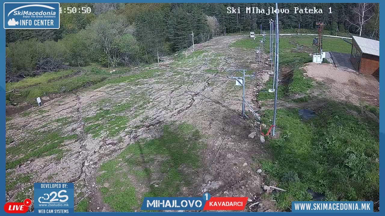 Mihajlovo Ski - Kavadarci Live Camera 1 by Ski Macedonia and 2S