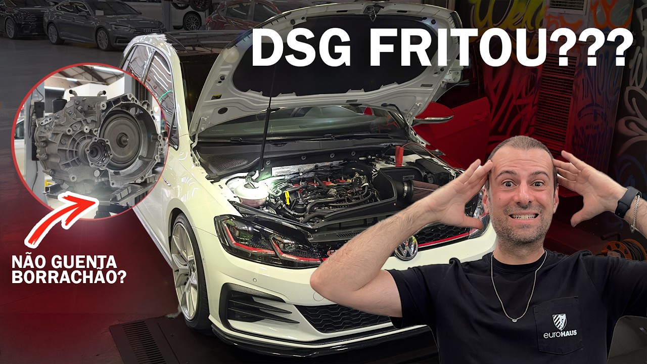 DEU BORRACHÃO E DERRETEU TUDO!!🚀 MANUTENÇÃO NO DSG DQ250 DO GOLF GTI MK7.5!!