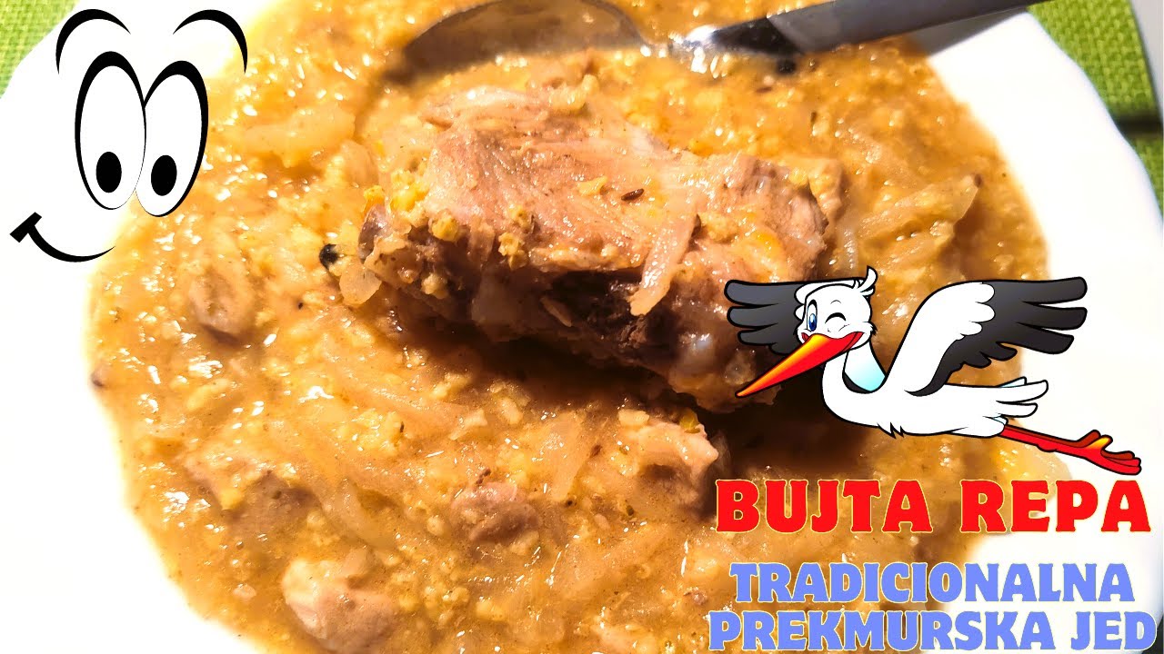 Bujta repa - Slovenska tradicionalna priljubljena narodna prekmurska jed na žlico