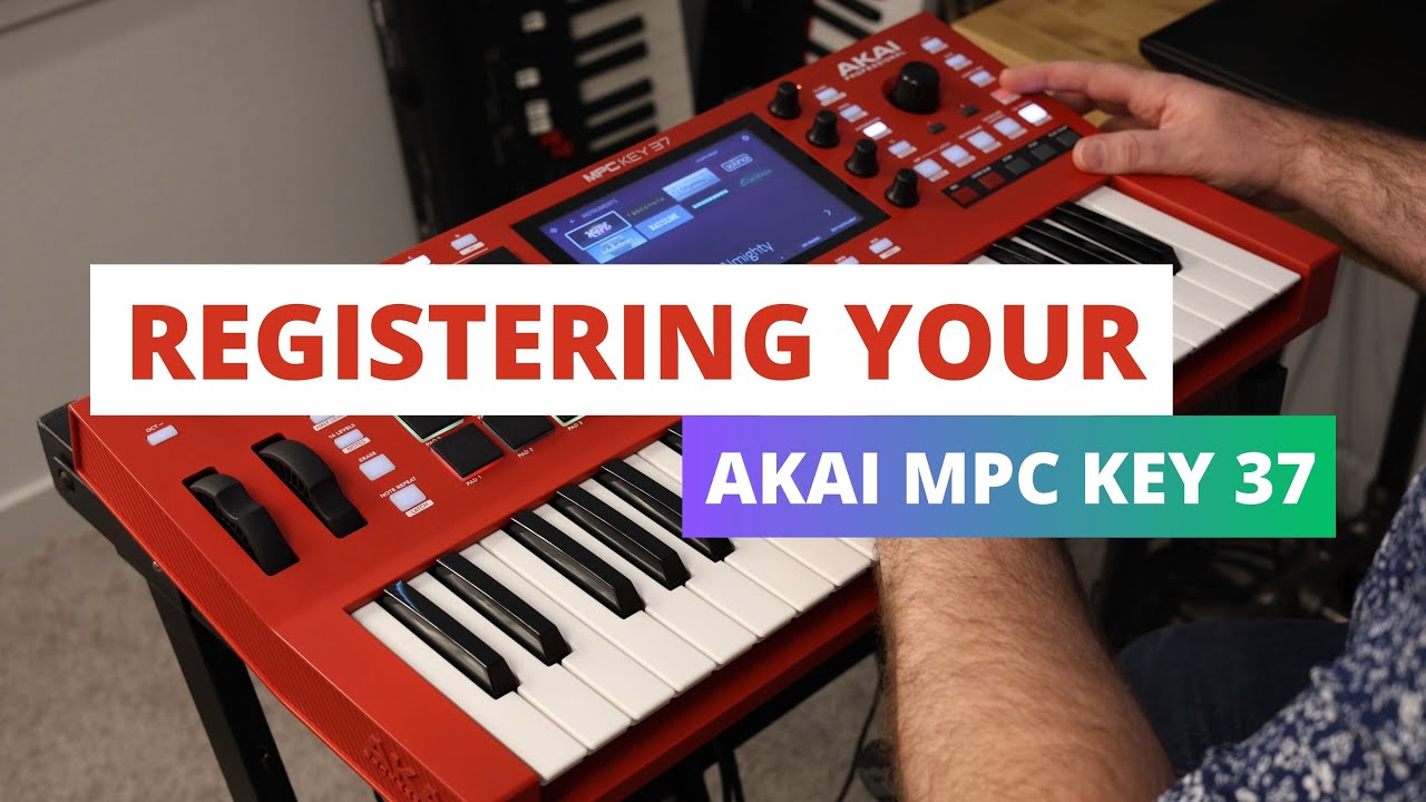Akai MPC Key 37 — зарегистрируйтесь и получите БЕСПЛАТНЫЙ плагин! — Руководство по настройке