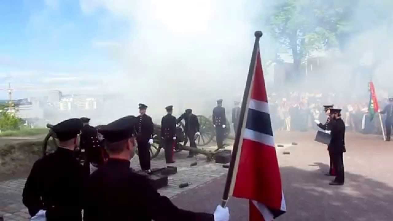Kanonsalutt Akershus festning