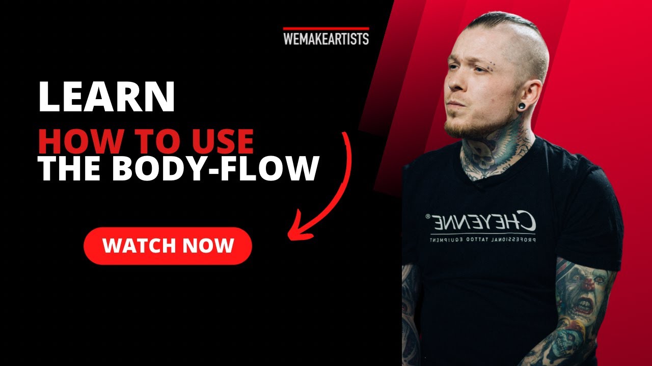 Ink Like a Pro! Julian Siebert Demonstrates Body Flow for Tattoos!