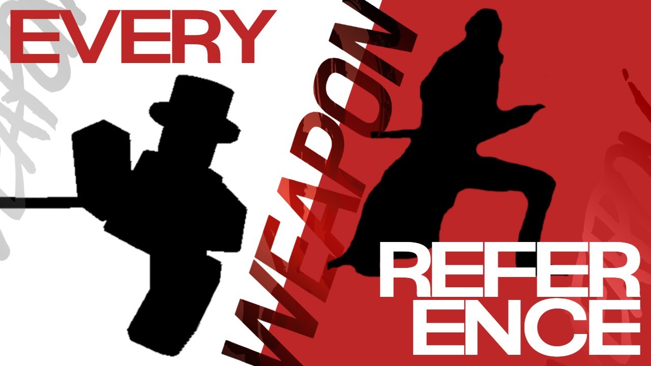 ALL Roblox Allusions References - Weapons