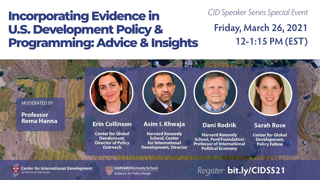 Incorporating Evidence in U.S. Development Policy & Programming: Advice & Insights