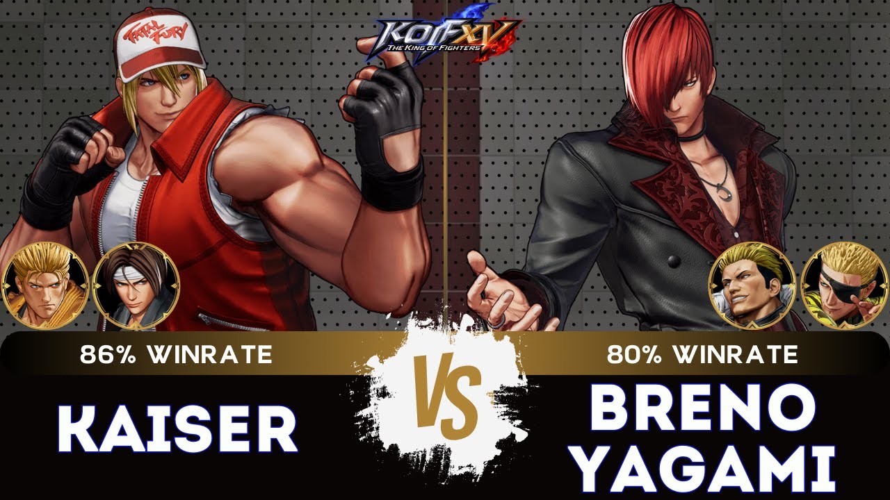 KOF XV ▰ KAISER (Ryo/Kyo/Terry) 🆚 BRENO YAGAMI (Yamazaki/Ramón/Iori) 🎞️Replay Match - 1/26