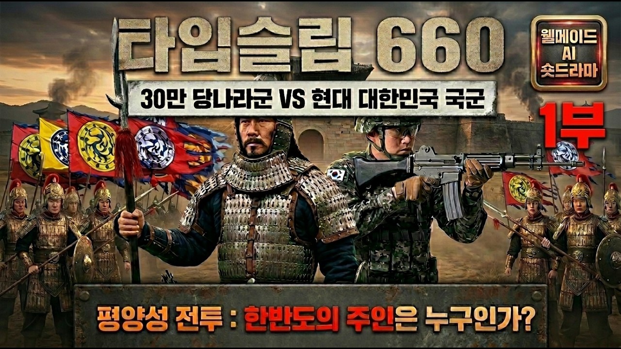 1부)타임슬립 660년, 백제의 멸망 후 현대군이 평양성에서 고구려와 함께 당나라에 맞서는 운명의 전투!