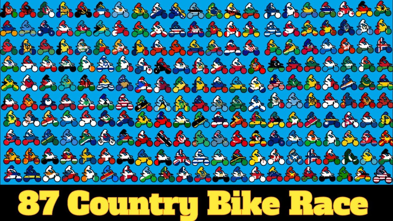 87 Country Motorbike & 86 Elimination Dirt Country Bike Race Tournament - Motocross Bike Racing