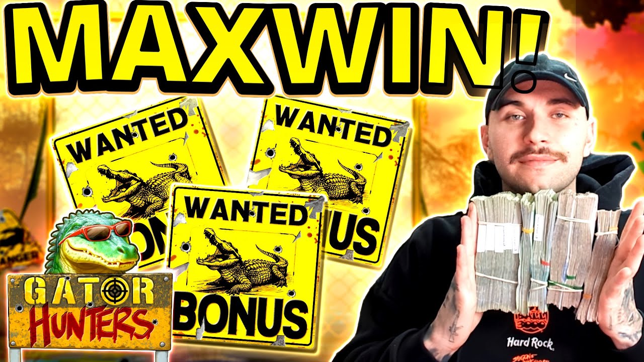 I GOT A MAXWIN ON THE *NEW* GATOR HUNTERS NO LIMIT!!! (BONUS BUYS)