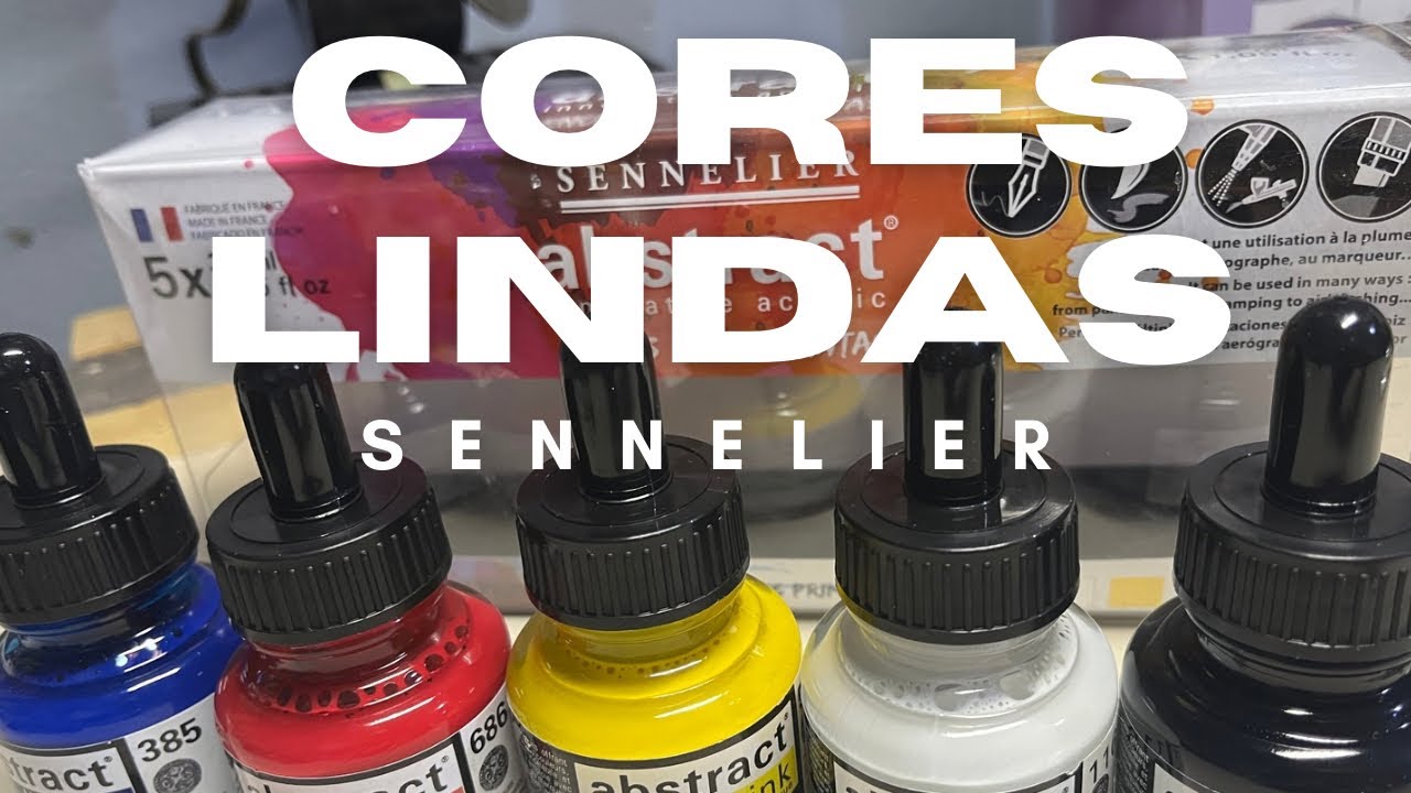 Sennelier Tinta para Aerografo cores inefáveis de Lindas