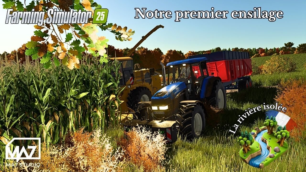 🔴NOTRE PREMIERE ENSILAGE AVEC UNE BELLE ENSILEUSE 🚜 / LA RIVIERE ISOLEE@MA7Studio⁩