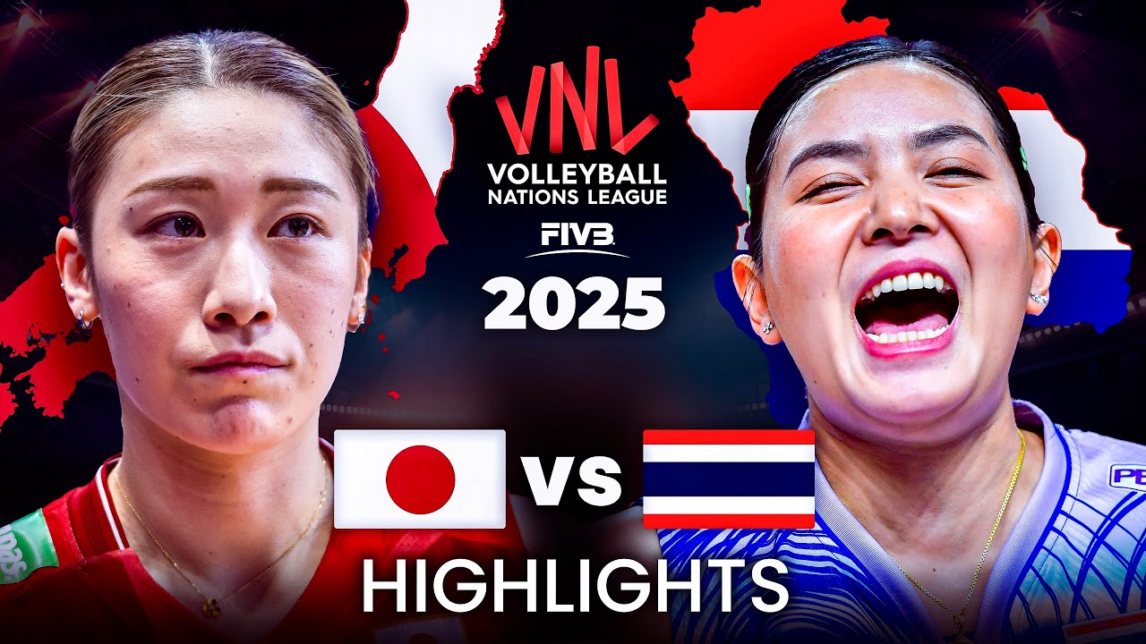DRAMATIC MATCH | THAILAND 🇹🇭 vs JAPAN 🇯🇵 | Women's VNL 2025