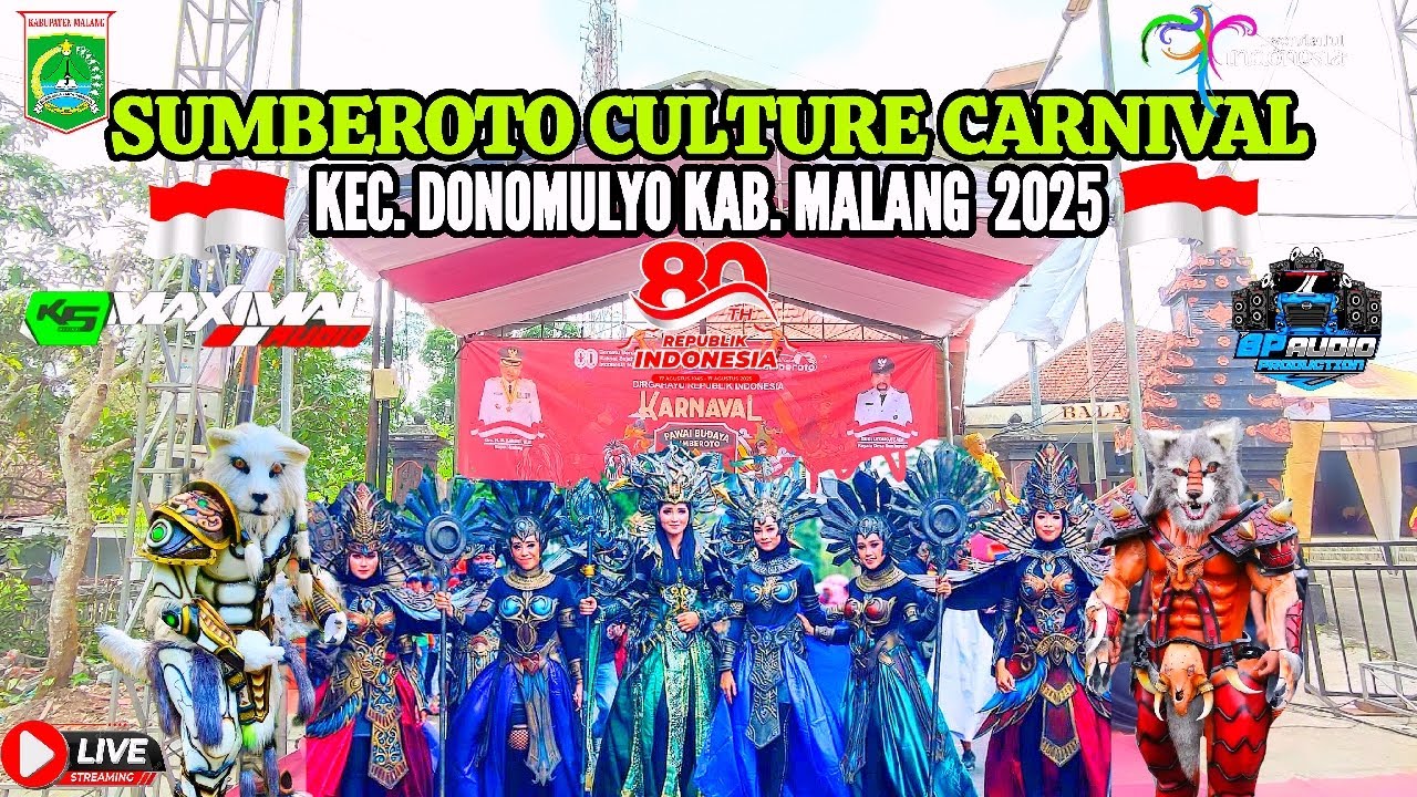 🔴 LIVE KARNAVAL SUMBEROTO DONOMULYO MALANG 2025 || PART 2