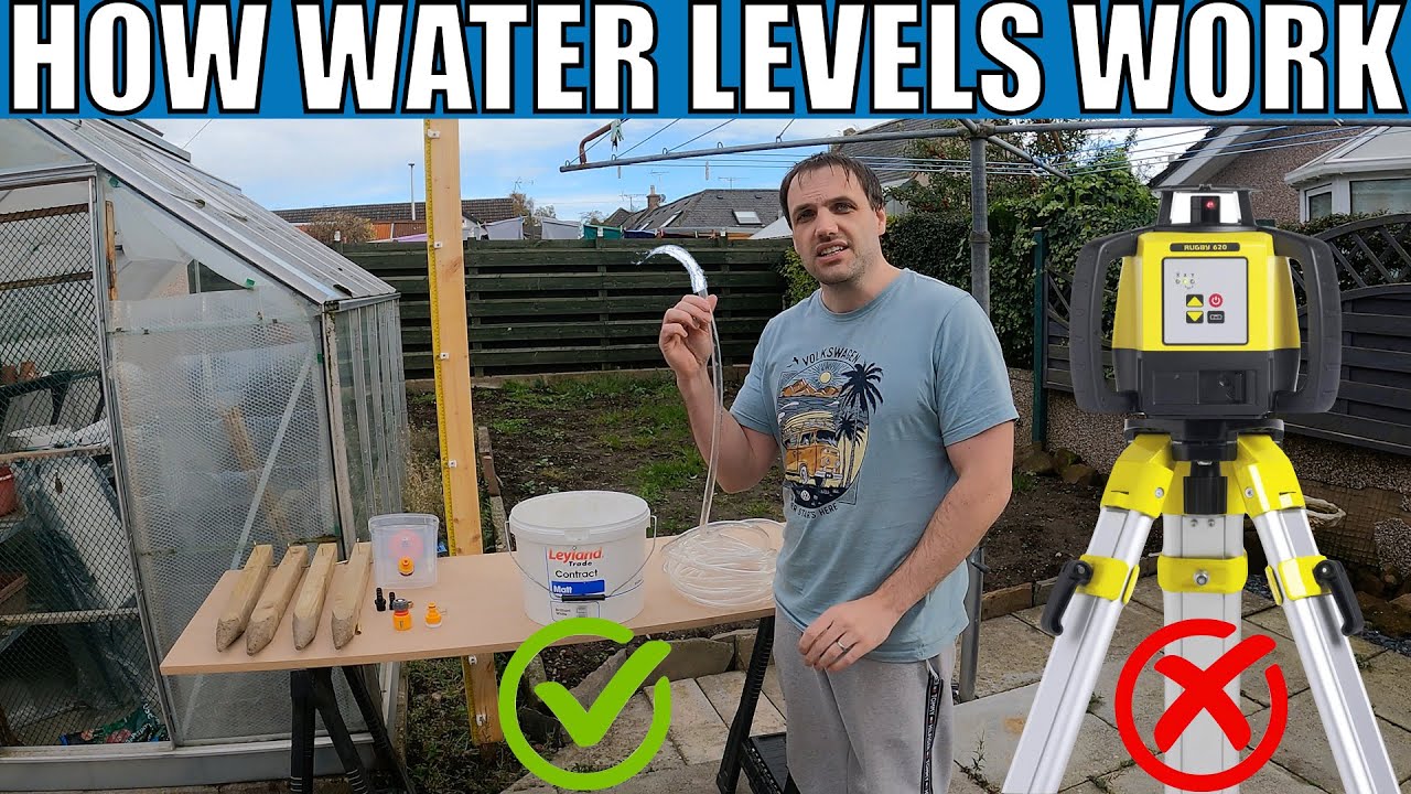 How to use a water level - 3 different types of water level