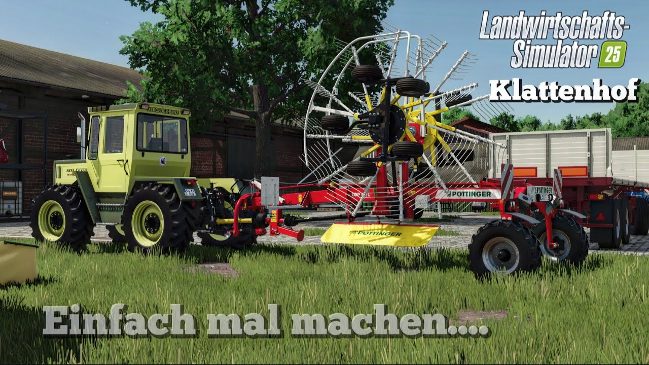 LS25 Klattenhof#02 Wie viel Futter brauchen wir für die Kühe? 