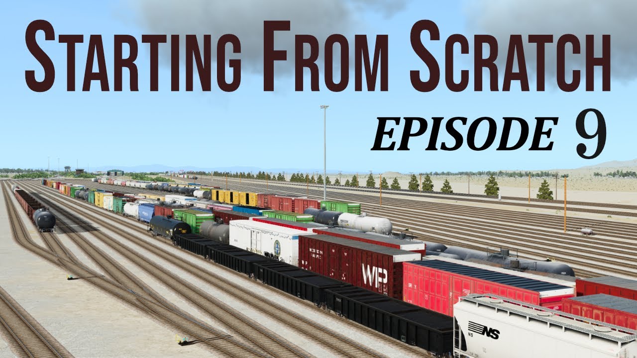 Starting From Scratch ep 9 - Run 8 Train Simulator Tutorial - Status Update