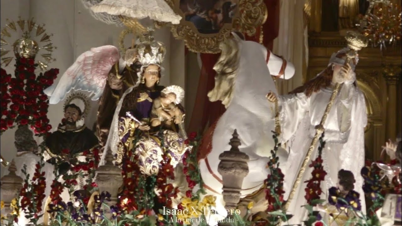 Inicio del festivo cortejo procesional de La virgen del Rosario ~ Primero Domingo de Octubre 2023