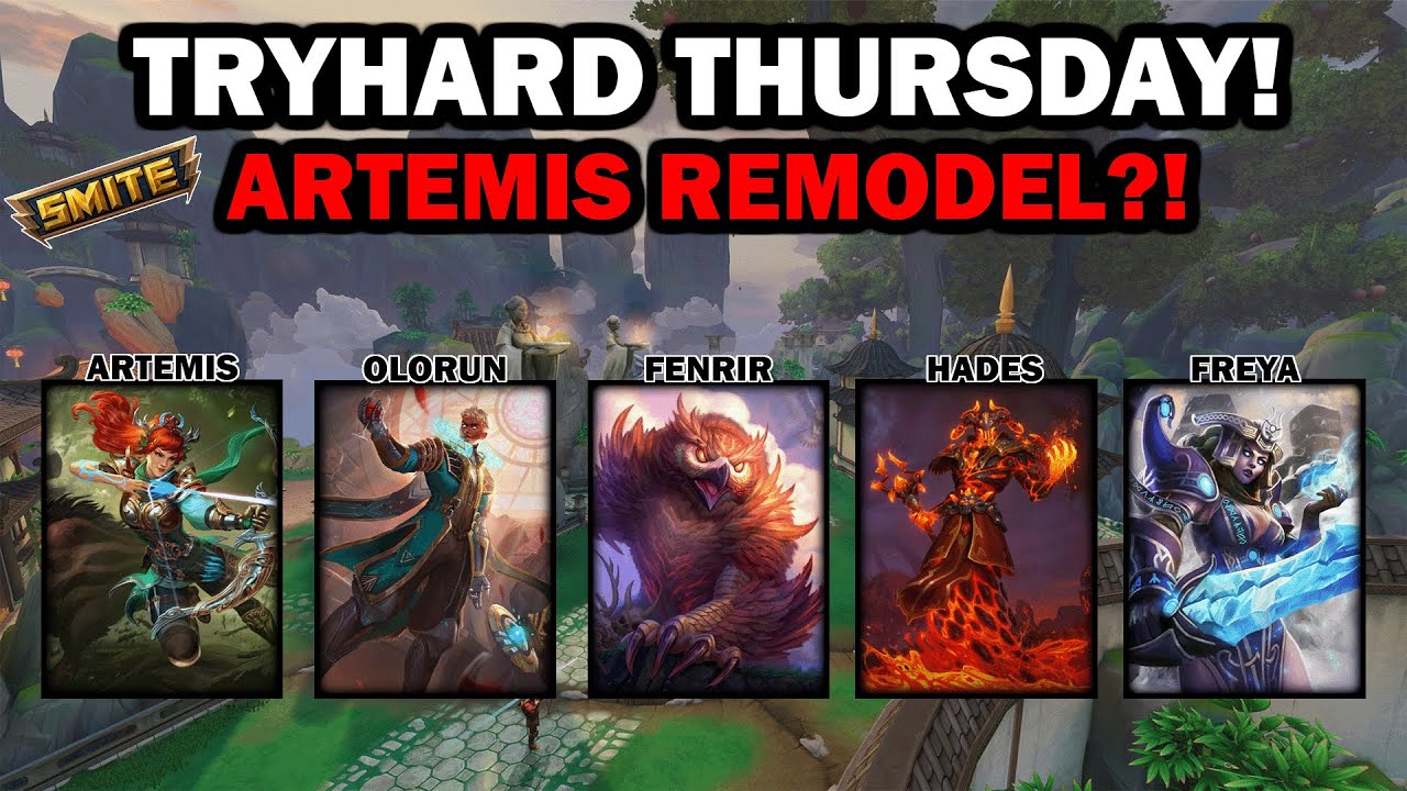 TRYHARD THURSDAY WITH NEW ARTEMIS REMODEL - Season 10 Masters Ranked 1v1 Duel - SMITE