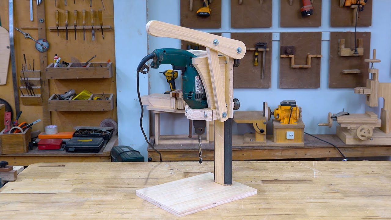 Build Your OWN Easy Drill Press Stand