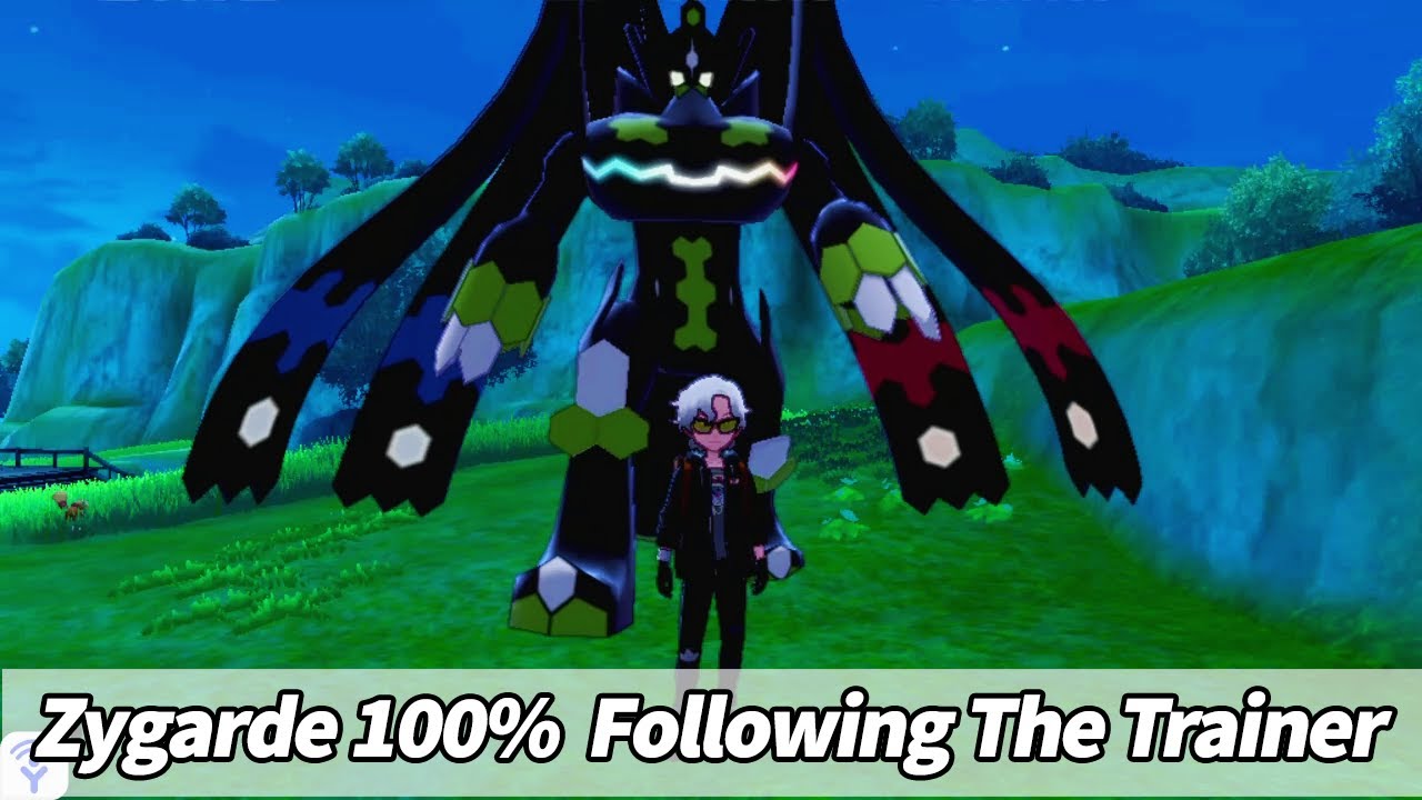 Zygarde Complete FOLLOWING YOU - Pokemon Sword/Shield (Hack)