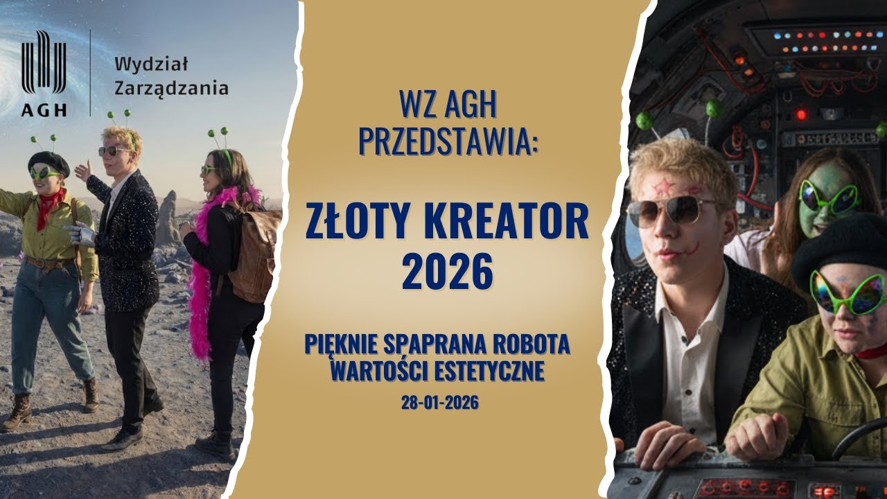 Złoty Kreator 2026 -  Pięknie spaprana robota - wartości estetyczne