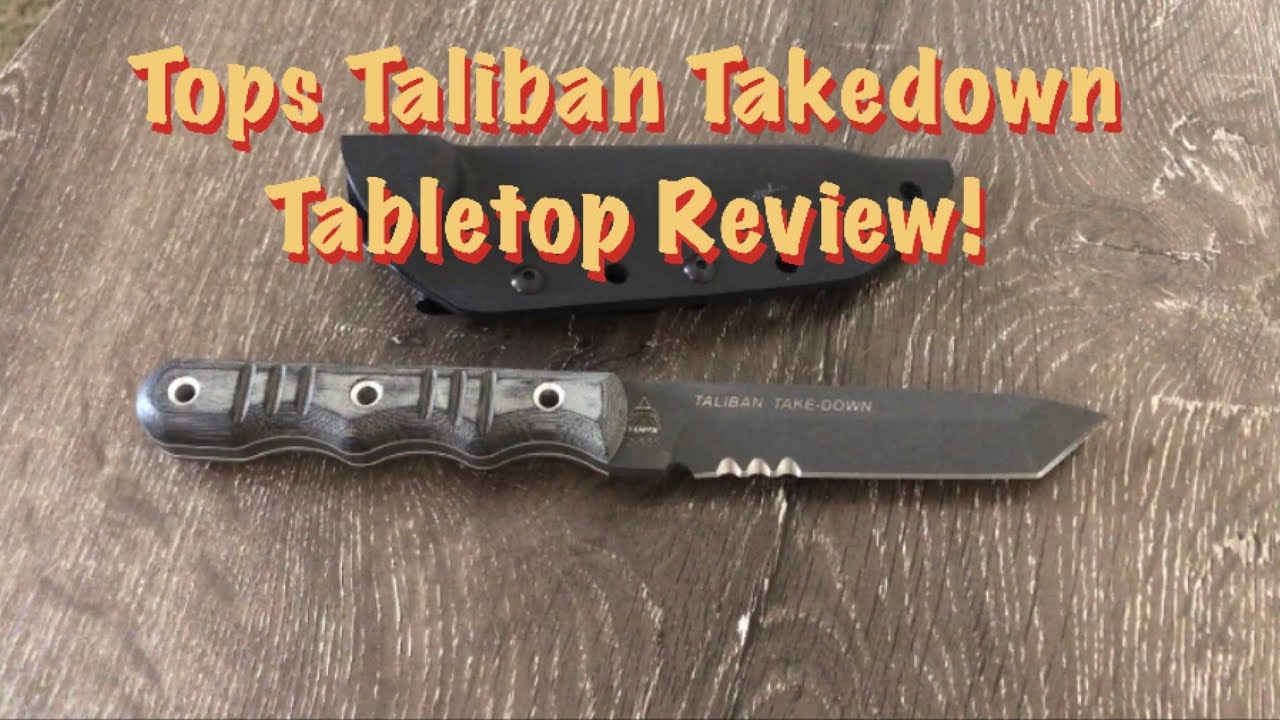 Tops Knives Taliban Takedown knife review