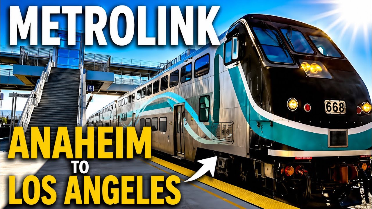 Metrolink from Anaheim Station to Los Angeles Union Station