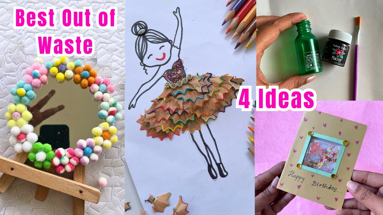 4 Best Out of Waste Craft Ideas |