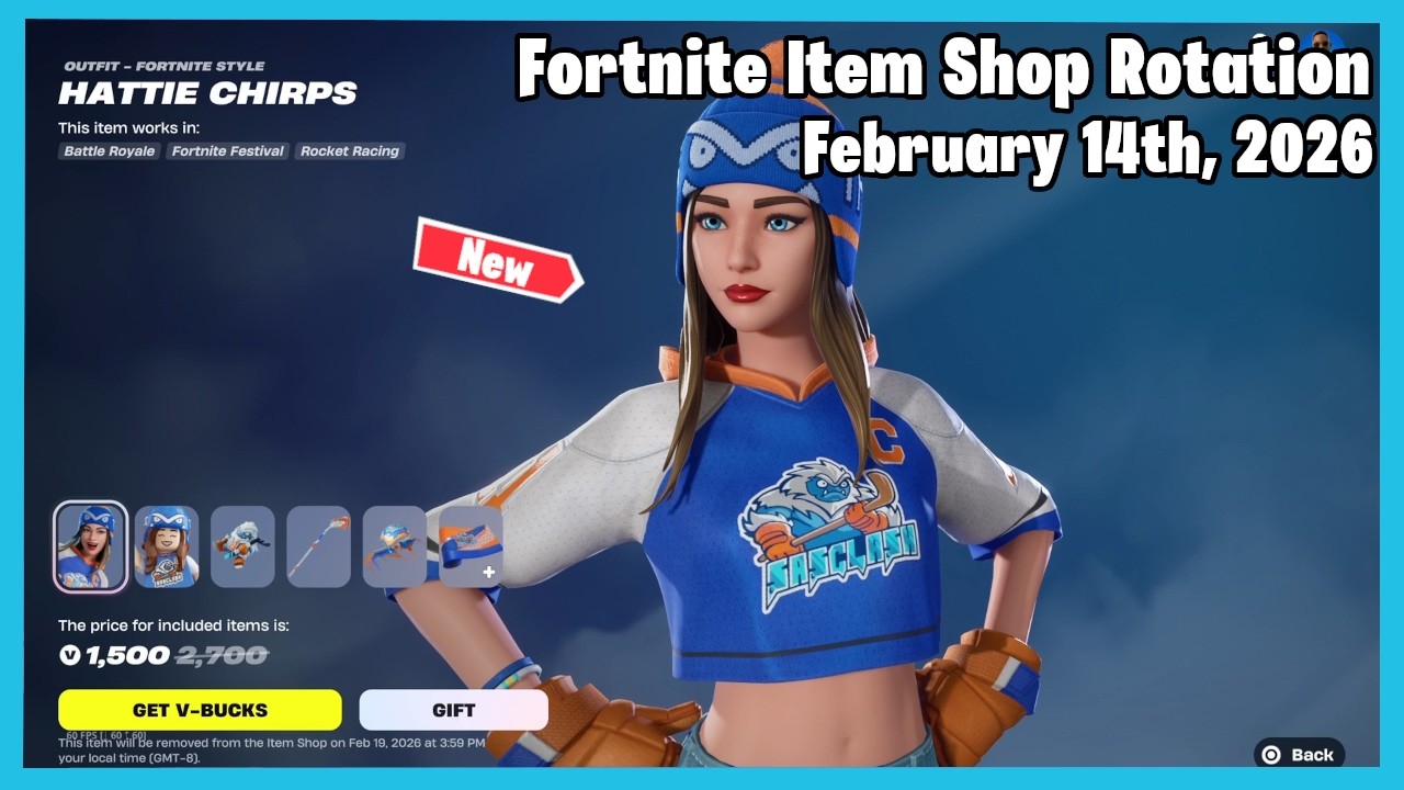 NEW Sasclasher & Ice Charger Bundle | Fortnite Item Shop Rotation Today - February 14th, 2026