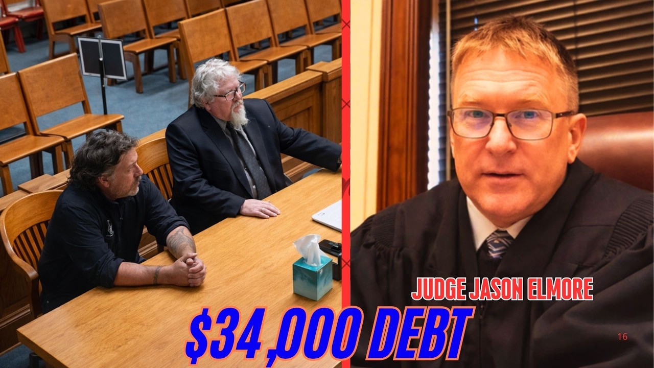Judge Jason Elmore Confronts Defendant Over $34,000 Child Support Debt