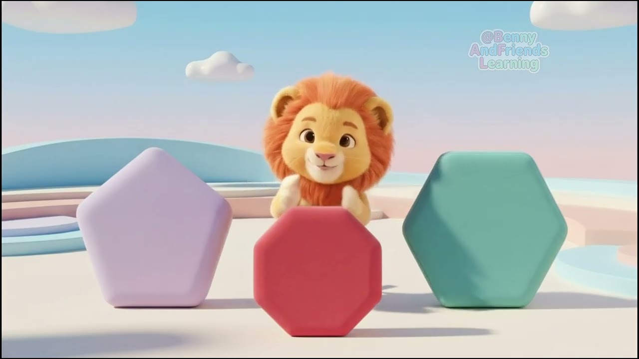 Sunny Learns Shapes 4R | Hexagon, Pentagon & Octagon | Shape Game for Kids