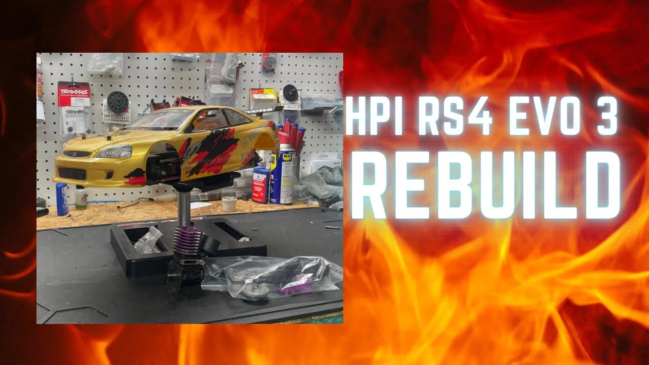 Hpi rs4 evo 3 nitro rebuild.